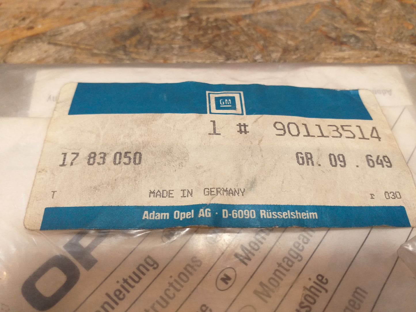 Kadett D GT Olympia Nachrüstsatz Symbolbeleuchtung original GM Opel NEU