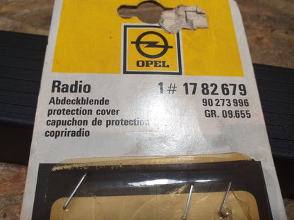 Oldtimer Youngtimer Abdeckblende Radio original Opel NEU