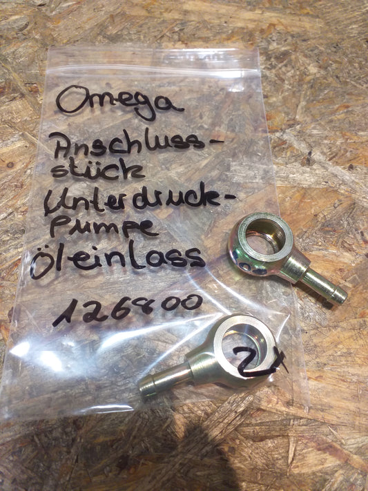 Omega Anschlussstück Unterdruckpumpe Öleinlass original Opel NEU