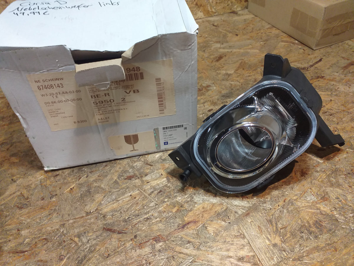 Corsa D Nebelscheinwerfer links original GM Opel NEU