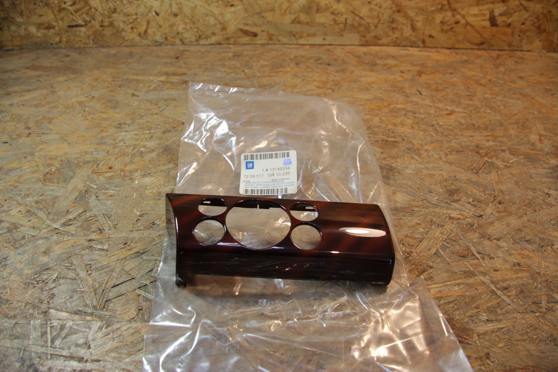 Original GM Opel Blende Armaturentafel links Holz 13149334 Astra H