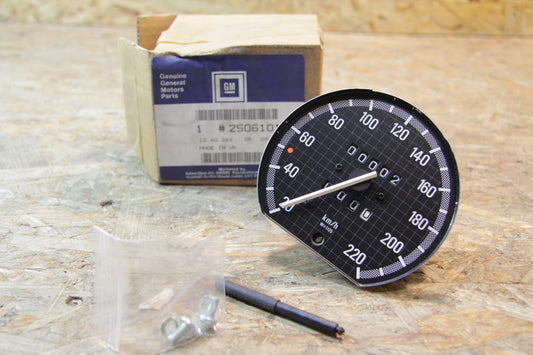 Original GM Opel Tachometer km/h  mit Tageskilometerzähler Wegdrehzahl 1125 25061013 Ascona C , Kadett E