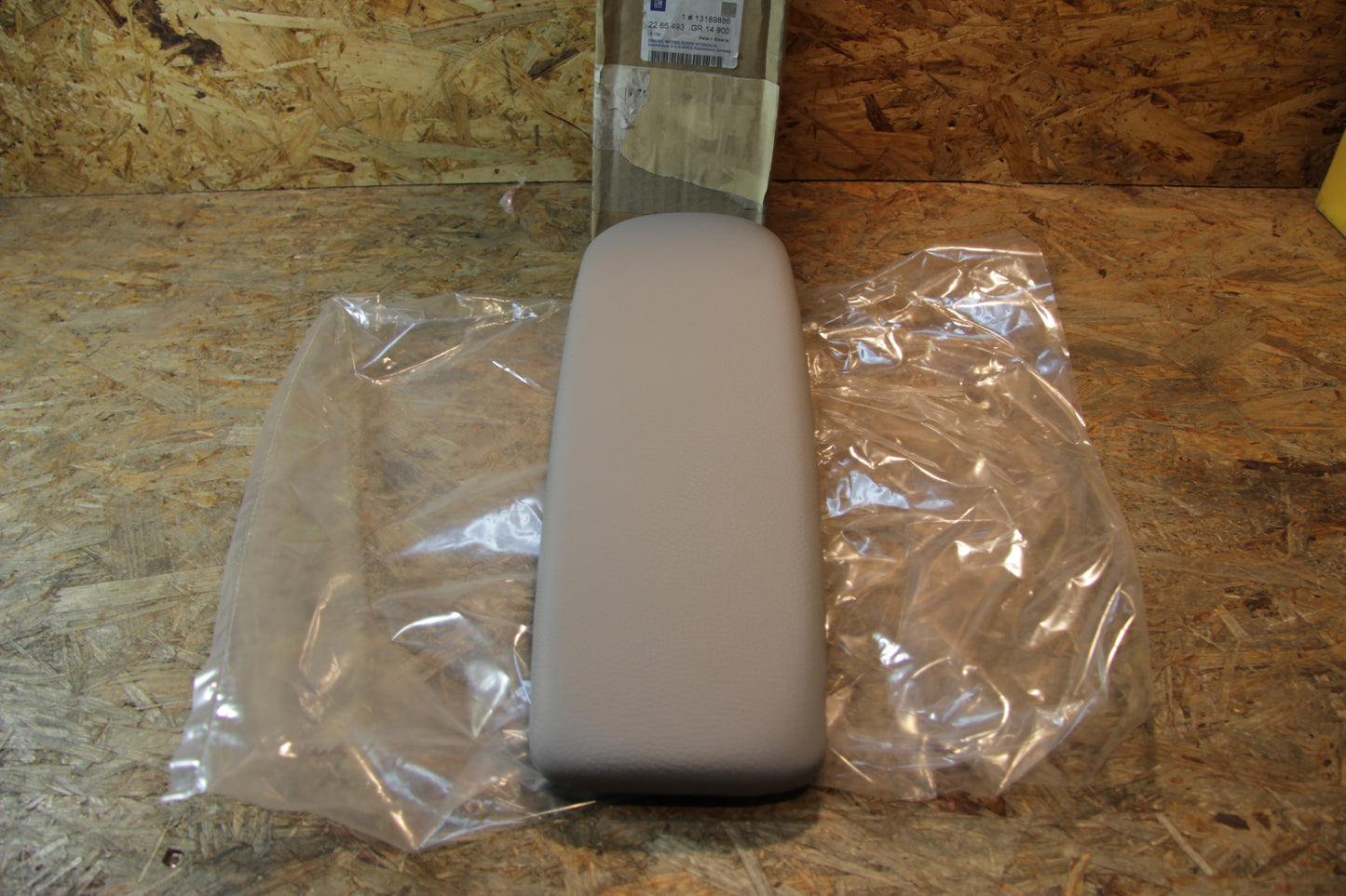 Original GM Opel Deckel Armlehne Leder grau Polstercode: XXLU 13189886 Zafira A , Zafira A