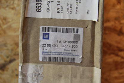 Original GM Opel Deckel Armlehne Leder grau Polstercode: XXLU 13189886 Zafira A , Zafira A