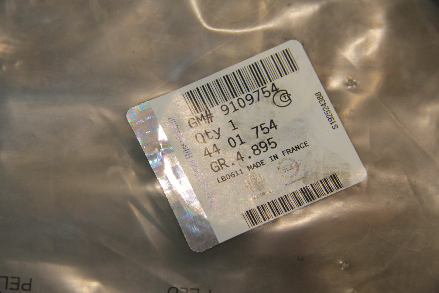 Original GM Opel Rohr Bremskraftverstärker an Unterdruckpumpe 9109754 Movano A