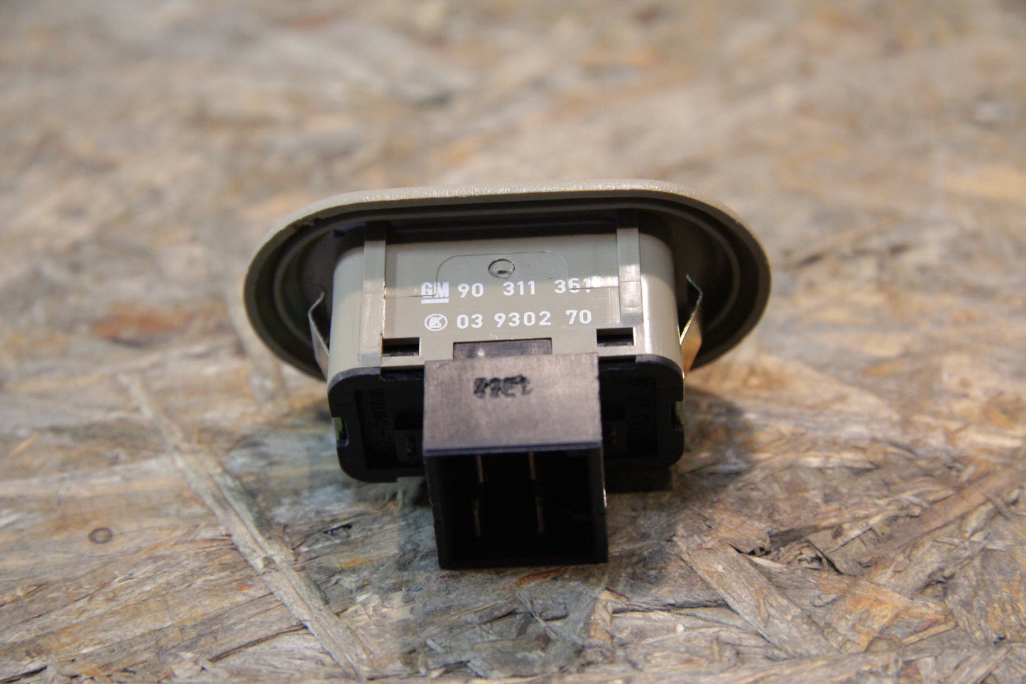 Original GM Opel Schalter elektrischer Fensterheber beige Tür hinten 90311361 Omega A , Senator B