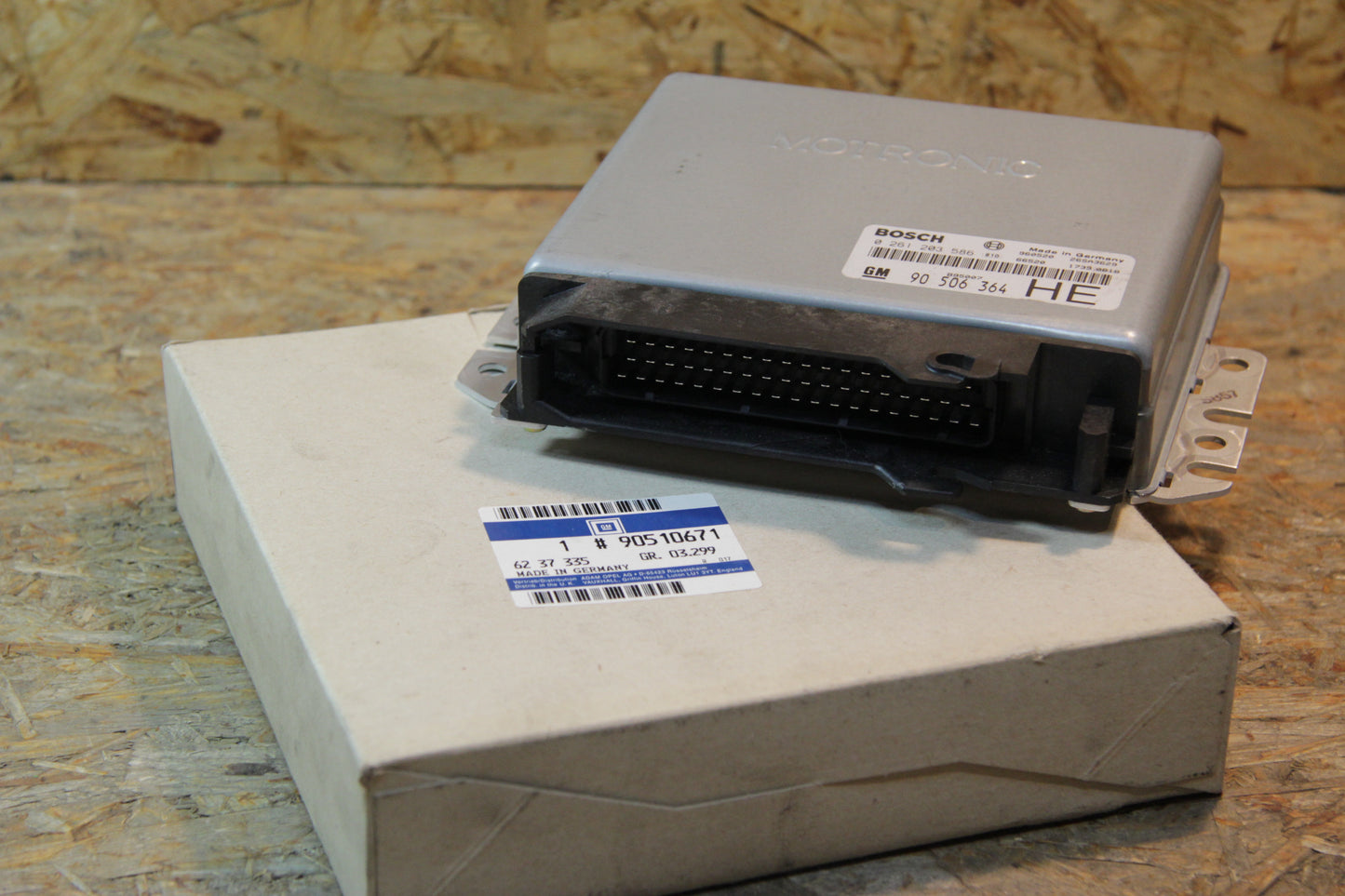 Original GM Opel  Steuergerät elektronische Einspritzanlage (Motronic) Kennzeichen: HE 90510671 Vectra A