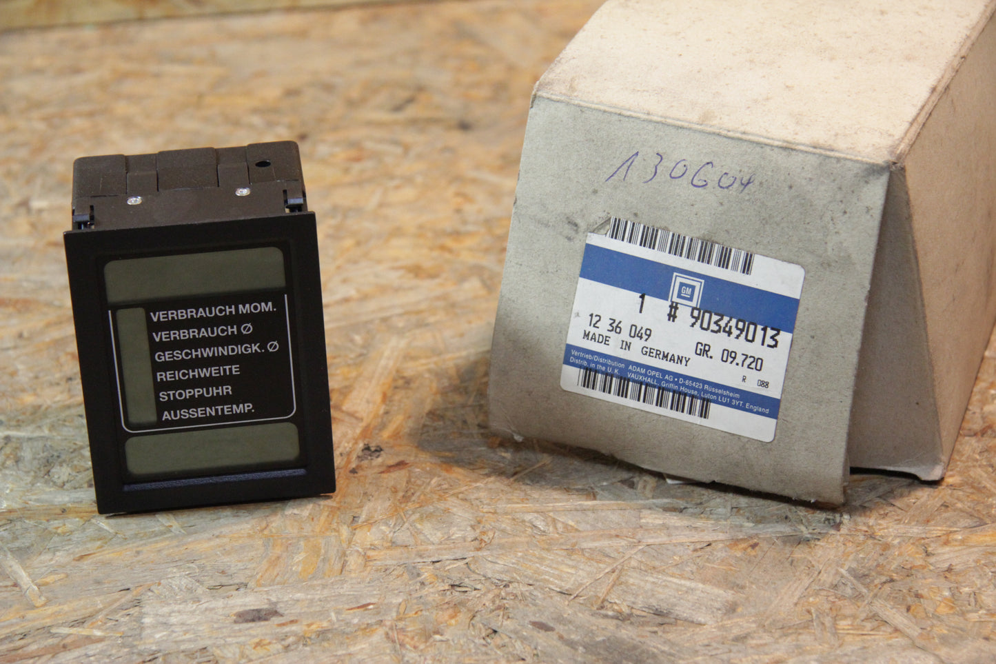 Original GM Opel Bordcomputer schwarz Kennzeichen: EH Code: 5WK7342/5WK7046 90349013 Omega A , Senator B