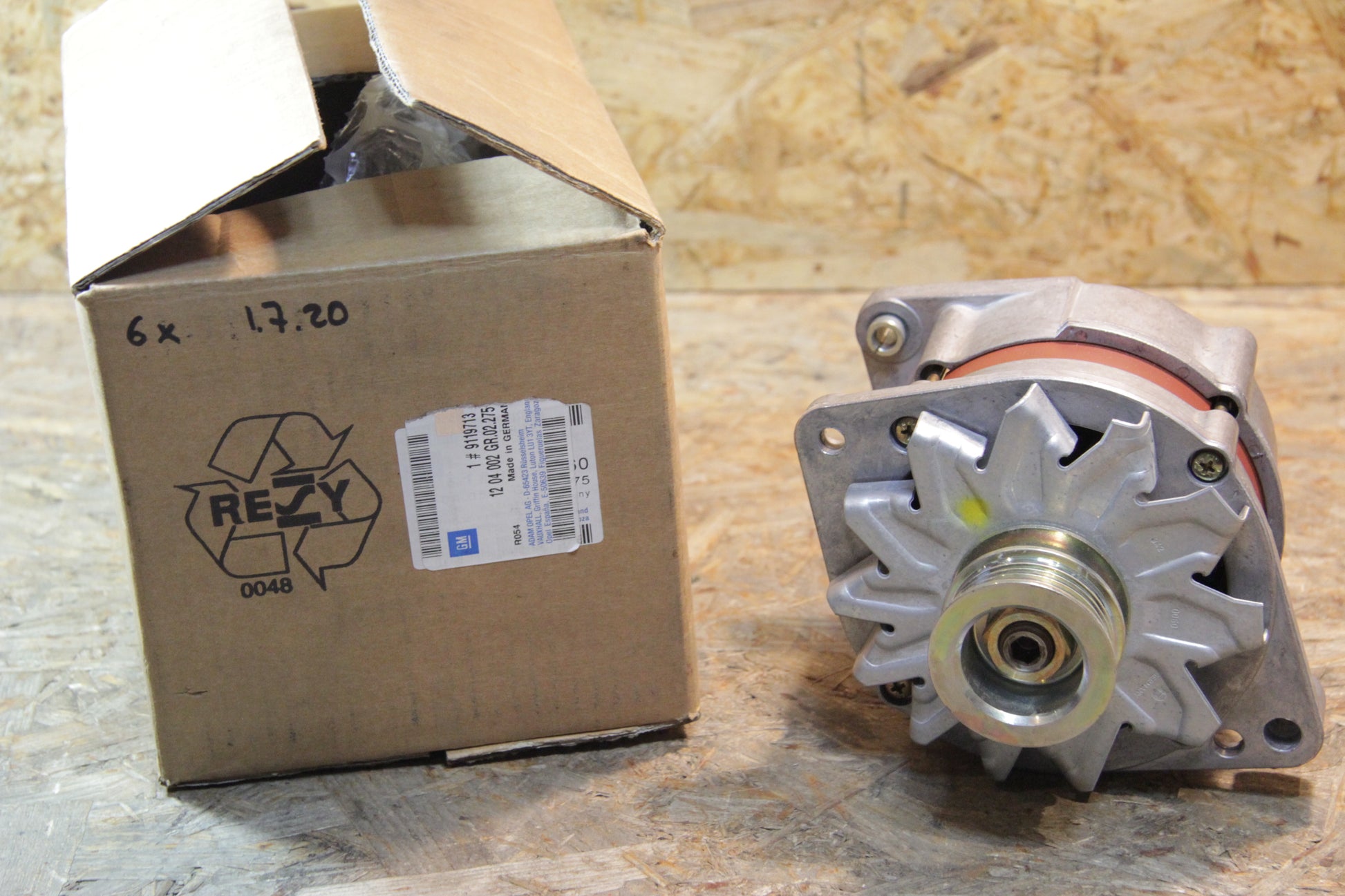 Original GM Opel Lichtmaschine 12V 55AH (AT-Teil)  Bosch Nr,  0 120 489 421, Altteil brauch nicht zurück) 9119713 Kadett E