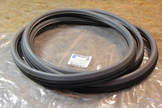 Original GM Opel Gummiabdichtung mit Flanschabdeckung Hintertür grau 90439511 Astra F