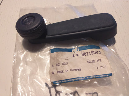 Corsa A Kadett E Fensterkurbel dunkelblau original GM Opel NEU