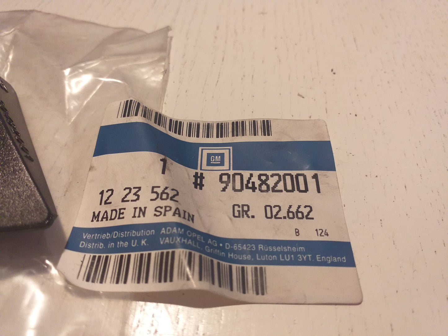 Tigra A Corsa B Halter Leuchte rechts original GM Opel NEU