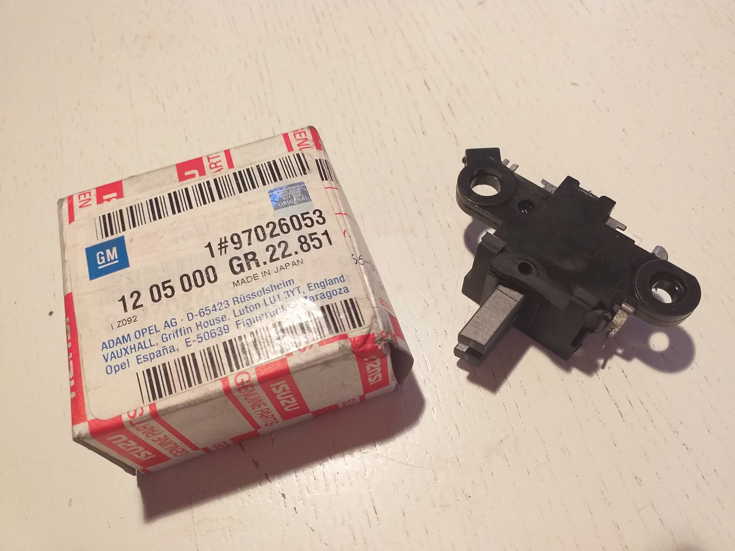 Corsa B Lichtmaschine Kohlebürste original GM Opel NEU