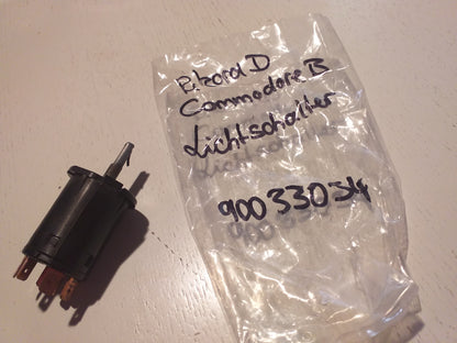 Rekord D Commodore B Lichtschalter original GM Opel NEU