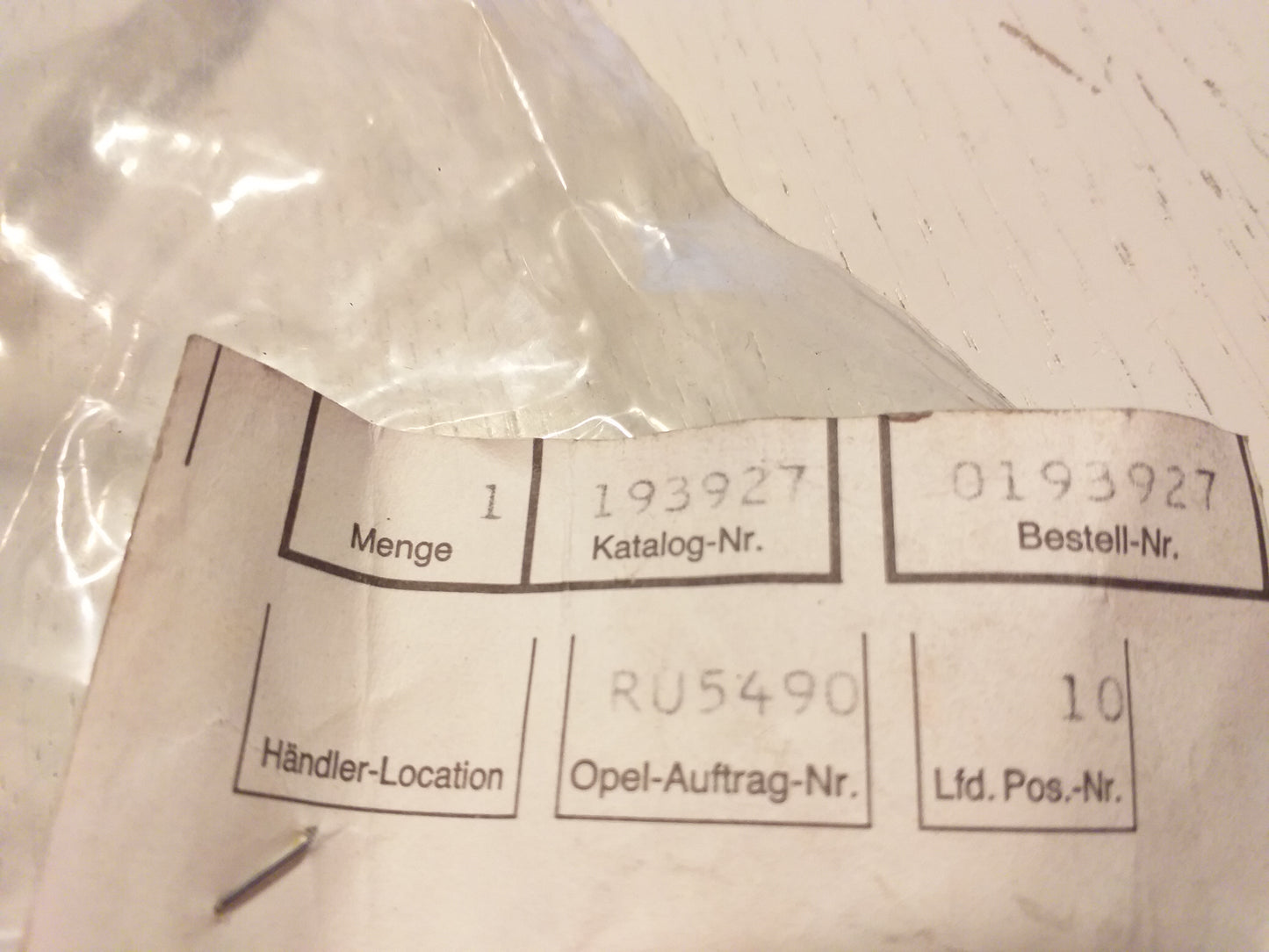 Tigra A/B Kadett E Halter Windabweiser an Schiebedach original GM Opel NEU