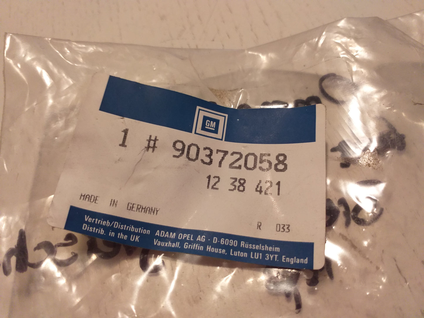 Omega A Sensor Bremsbelagverschleiß original GM Opel NEU