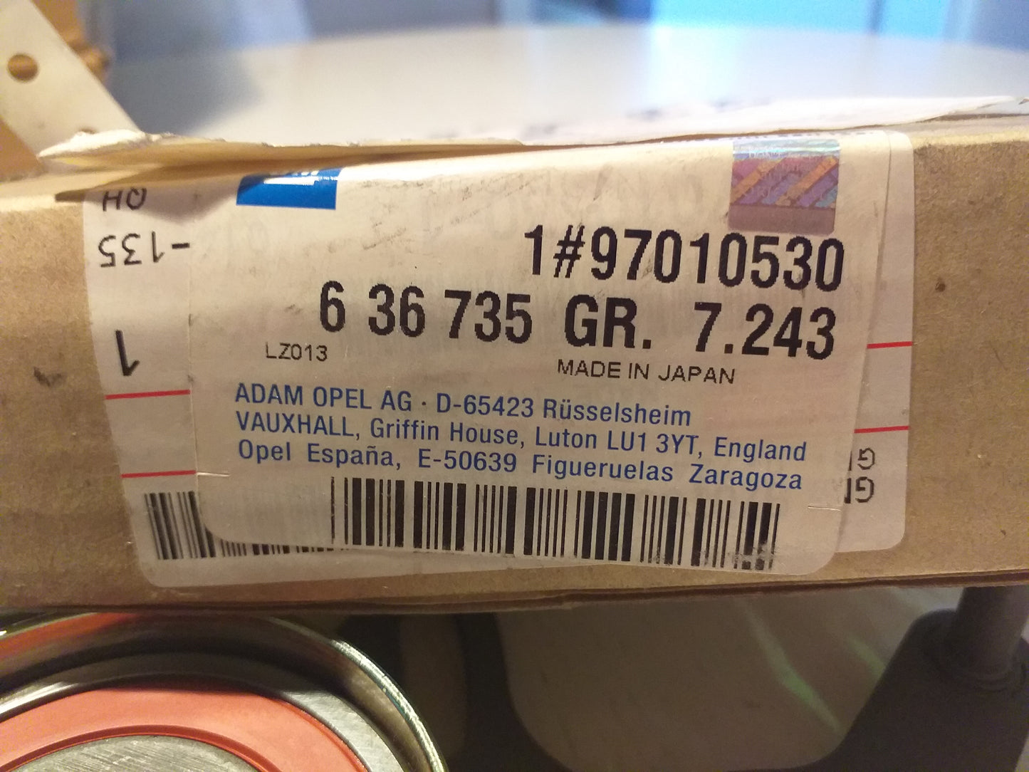 Astra F Corsa B Vectra A Spannrolle Zahnriemen original GM Opel NEU