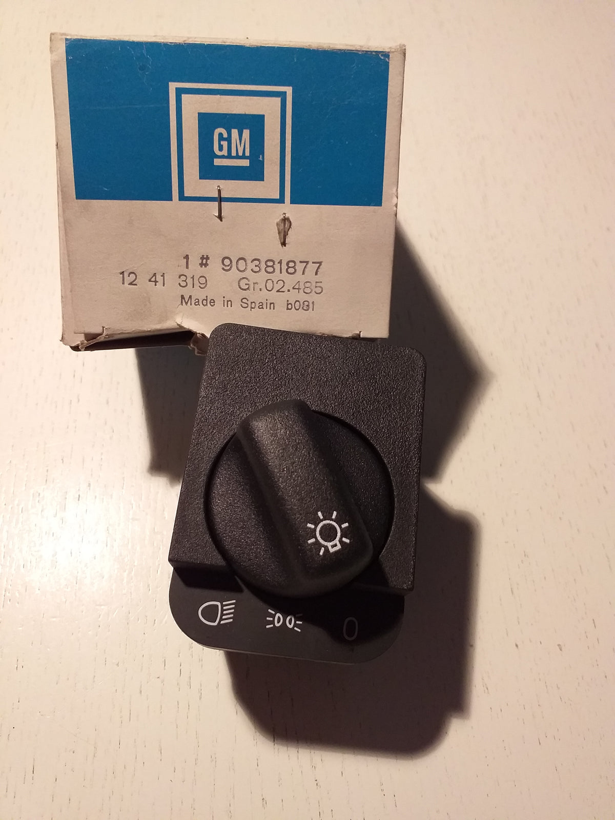 Omega A Lichtschalter original GM Opel NEU