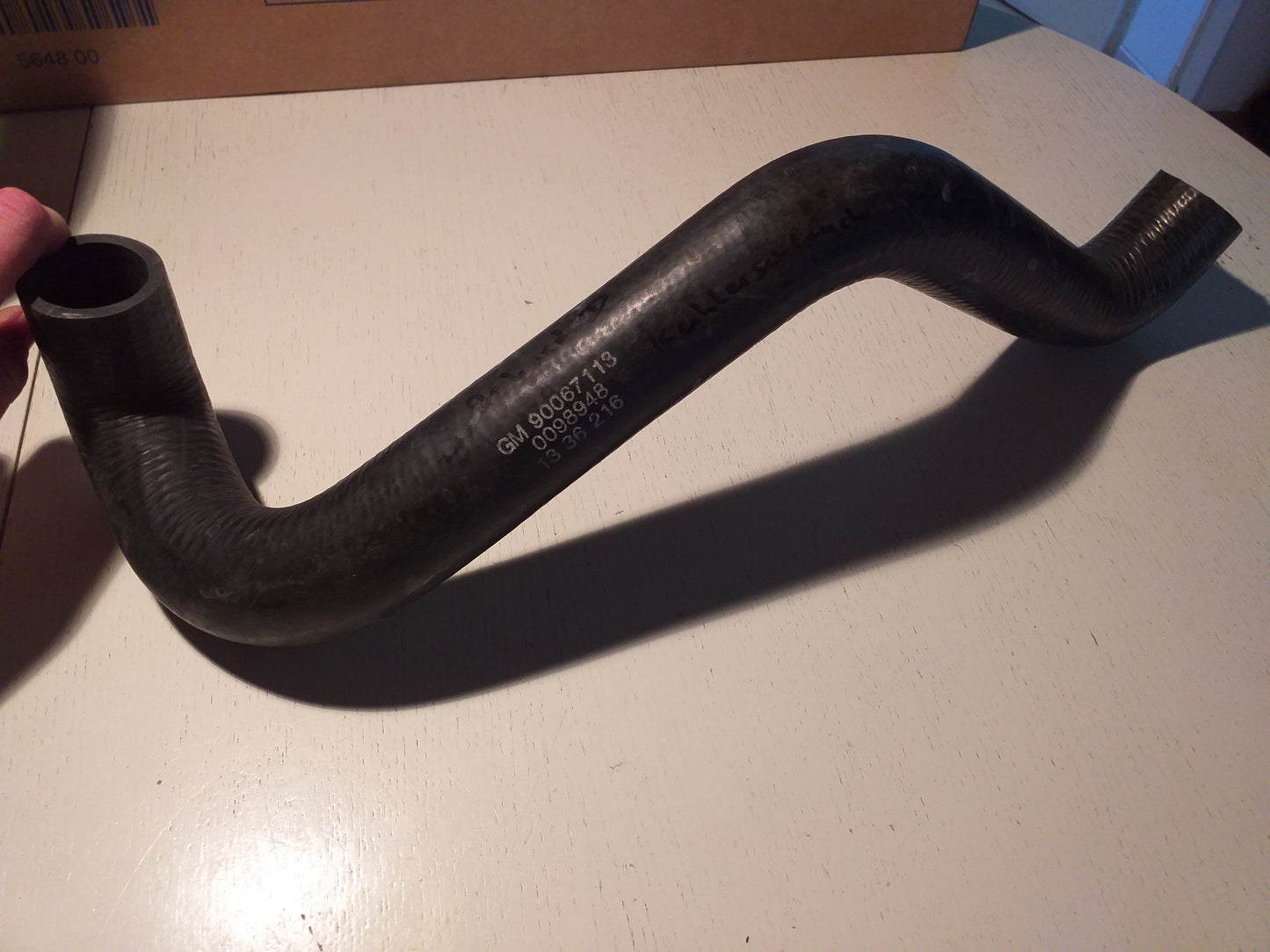 Rekord D Kühlwasserschlauch original GM Opel NEU