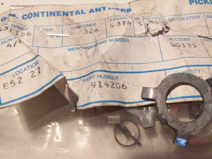 Manta Kadett Rekord Sicherungsblech Lenkradbefestigung original Opel NEU