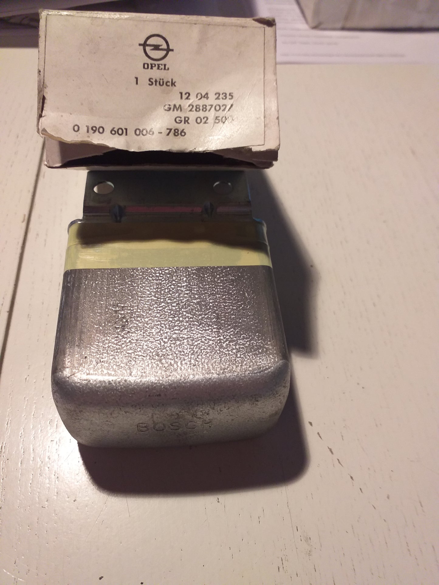 Kadett A/B GT Schalter Generatorregler Blinker original Opel NEU