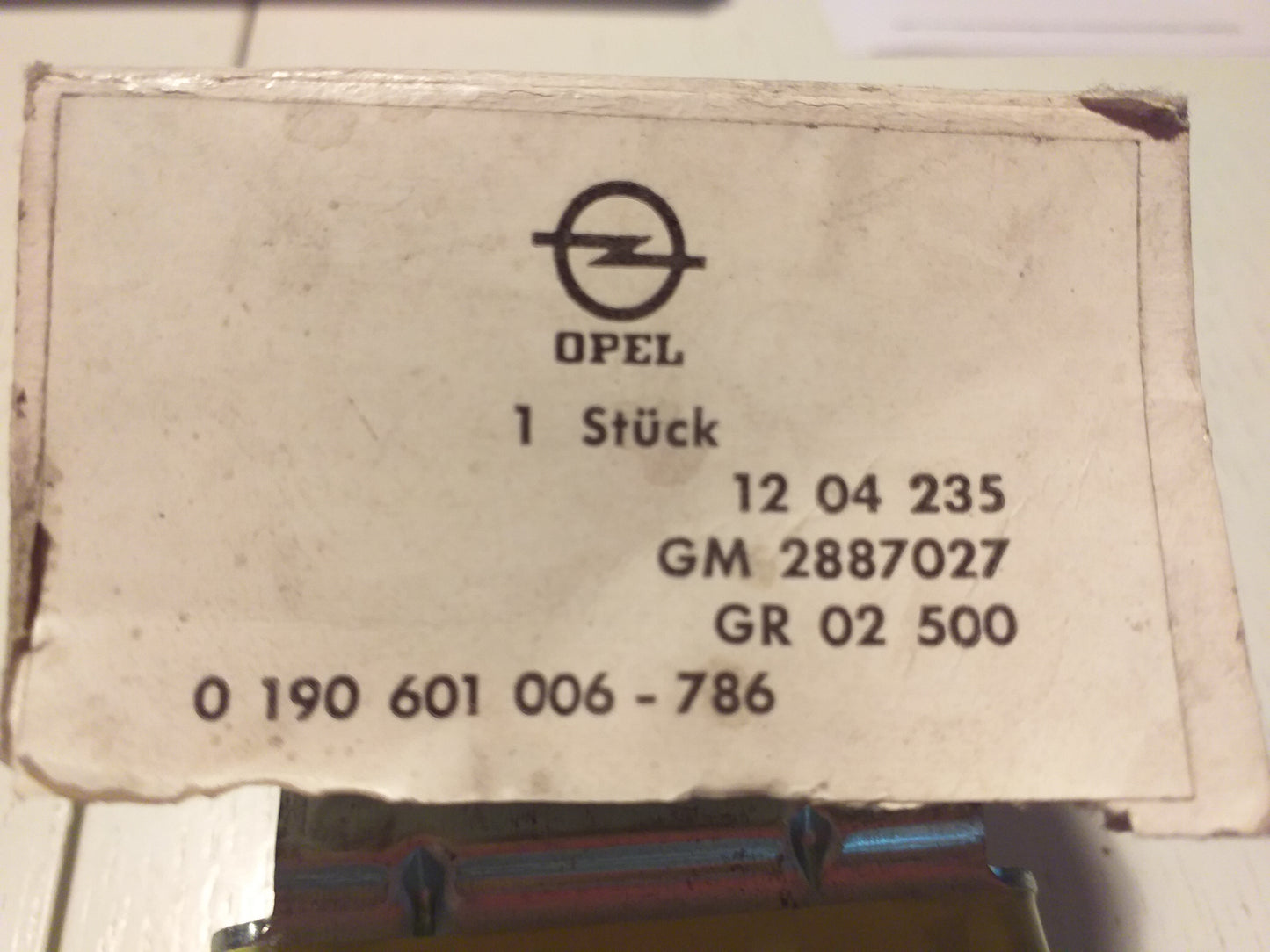 Kadett A/B GT Schalter Generatorregler Blinker original Opel NEU