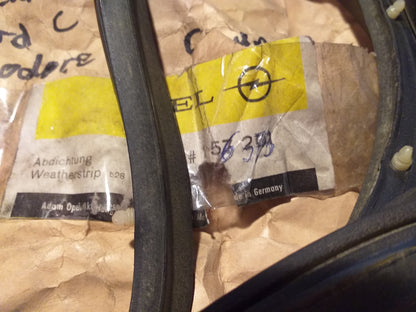 Rekord C Commodore A Coupé Dichtung Türe original Opel NEU