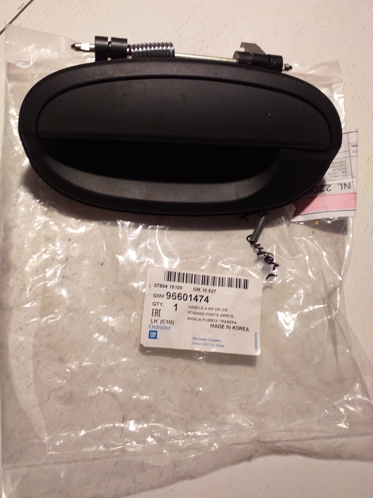 Chevrolet Spark Türgriff außen hinten links original GM Opel NEU