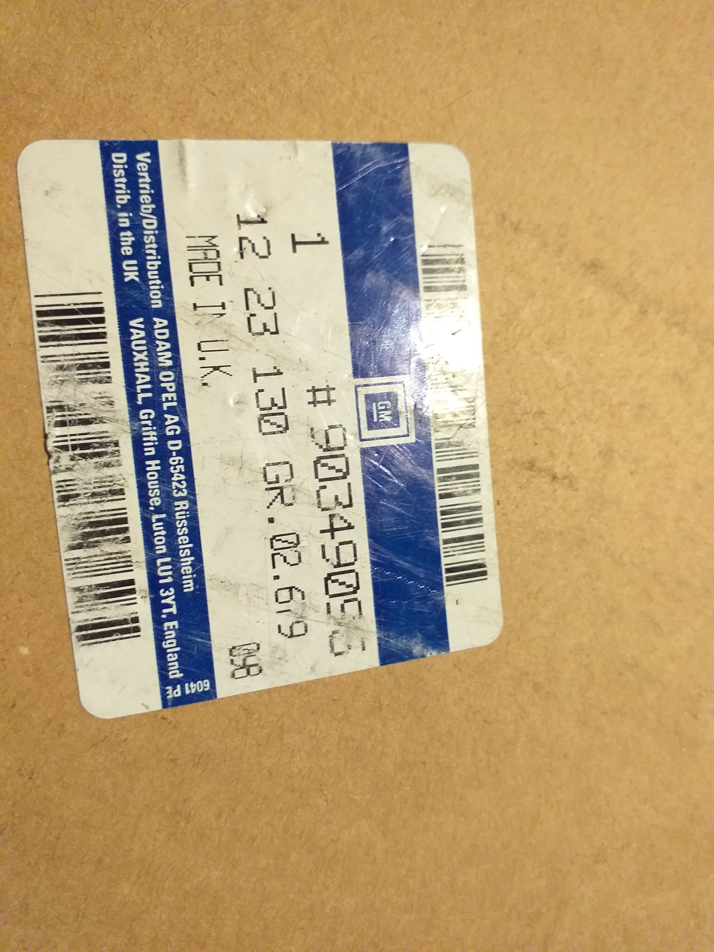 Vectra Rückleuchteeinsatz original GM Opel NEU