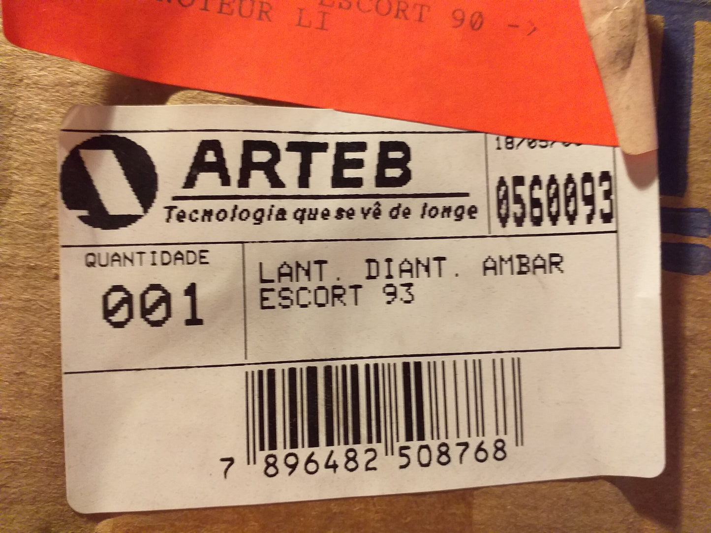 Ford Escort 90-93 Bj Blinkerglas original ARTEB NEU