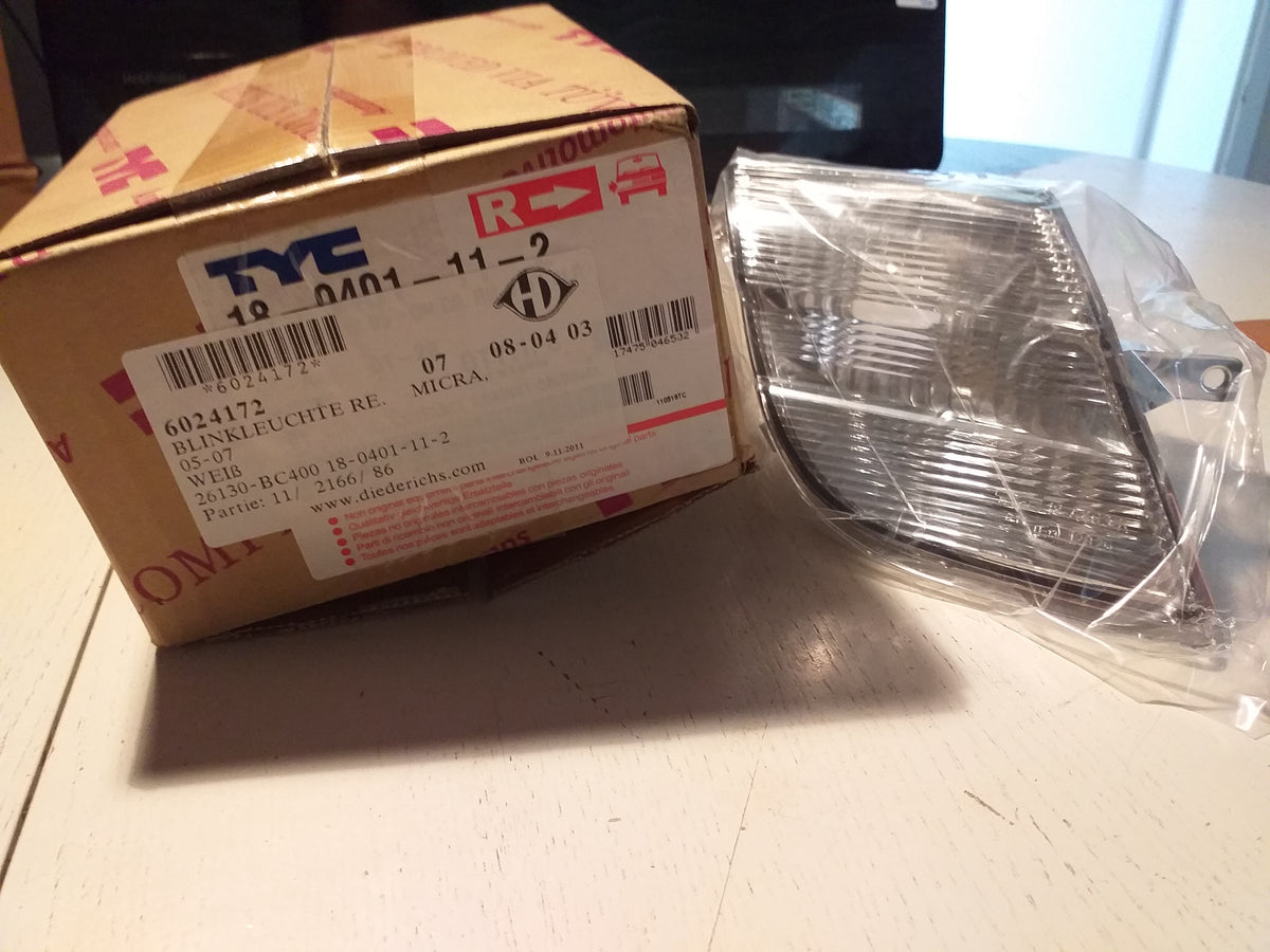 Nissan Micra Blinkerleuchte rechts original TYC NEU