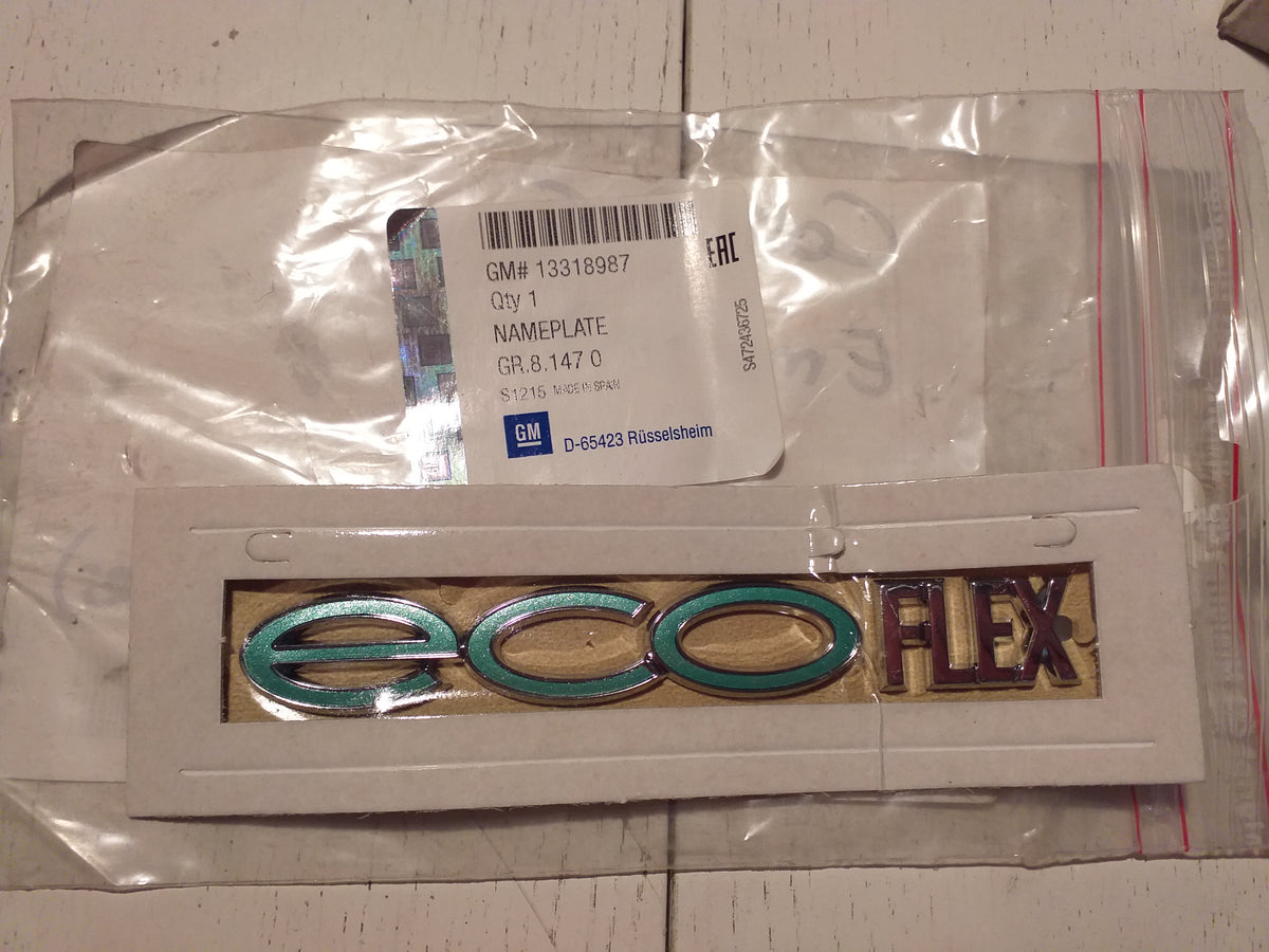 Corsa C Emblem "eco flex" original GM Opel NEU