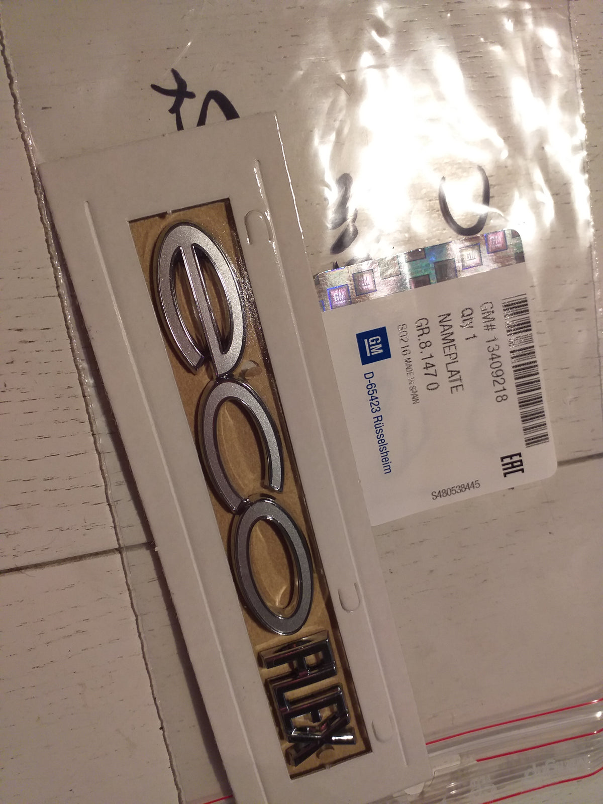 Corsa C Emblem "eco flex" original GM Opel NEU