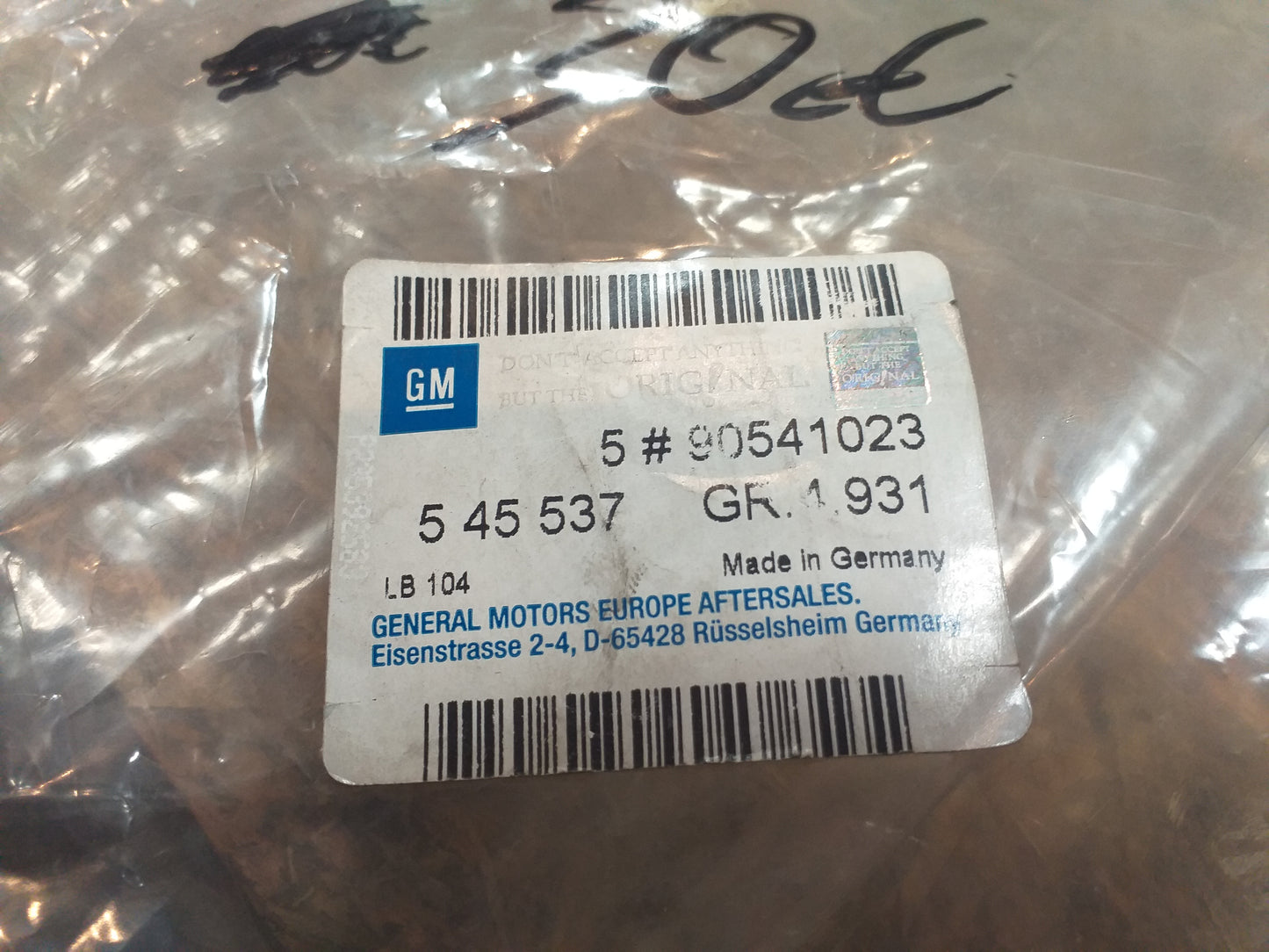 Zafira B Astra H Unterdruckrohr Bremskraftverstärker original GM Opel NEU