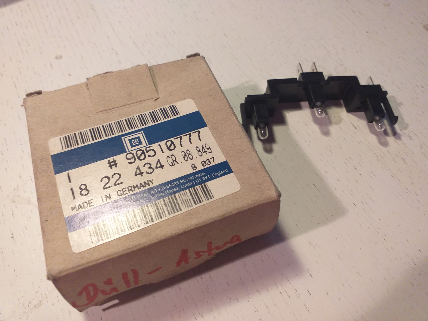 Astra F Lampenfassung Heizung/Belüftung original GM Opel NEU