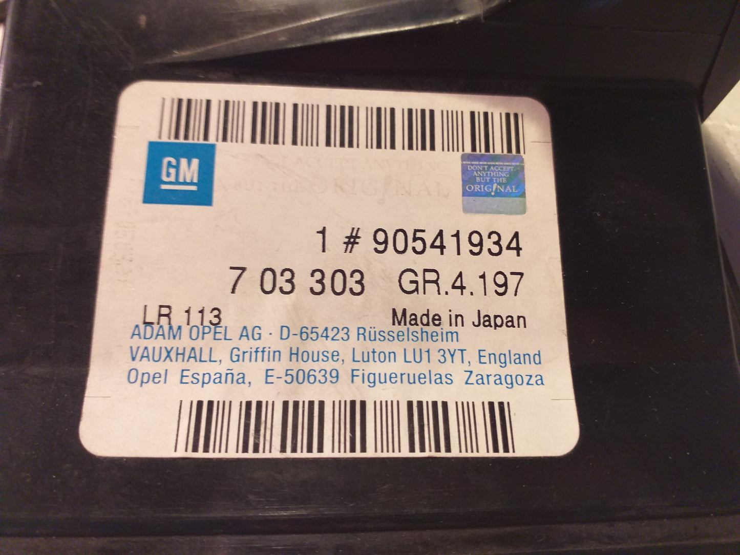 Calibra Astra  H Vectra A/B zafira Sintra ölfilter Automatikgetriebe original GM Opel NEU