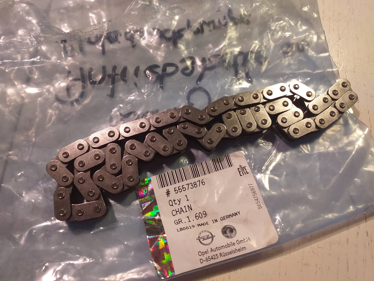 Astra J Antriebskette an Unterdruckpumpe original GM Opel NEU