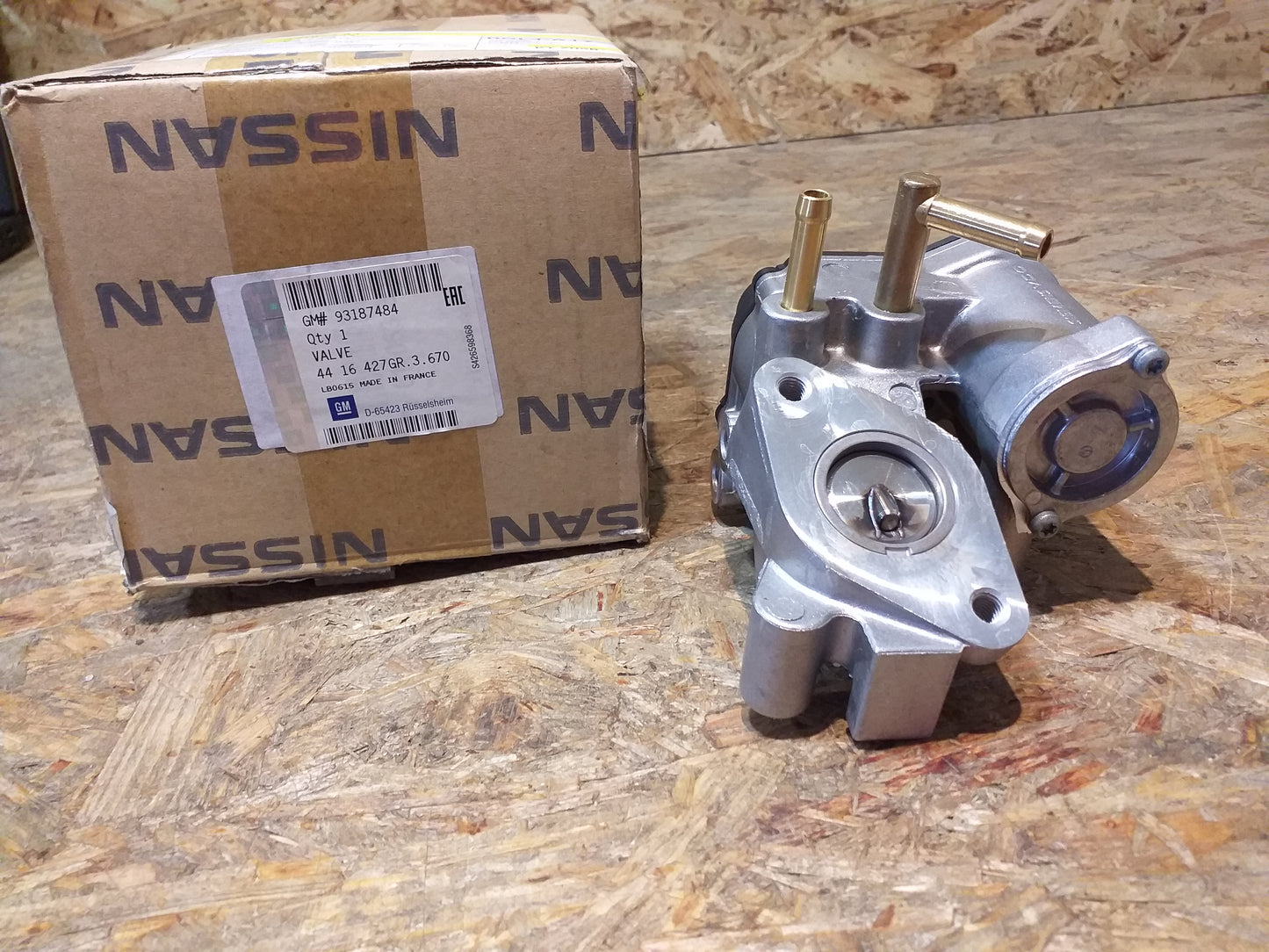 Movano Kipper AGT-Ventil original GM Opel NEU