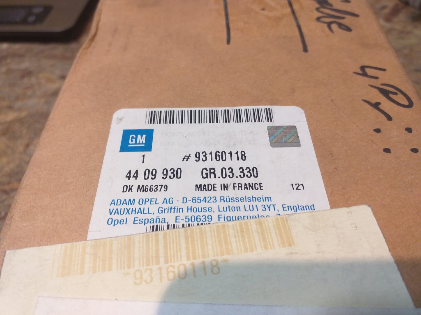 Vivaro A Wärmeschutzschild Kraftstoffeinspritztohre original GM Opel