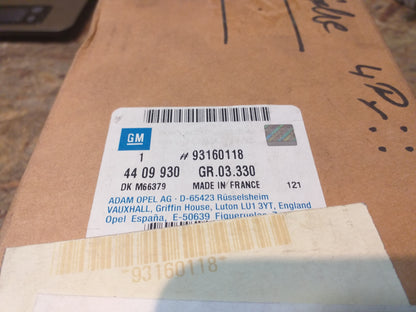 Vivaro A Wärmeschutzschild Kraftstoffeinspritztohre original GM Opel