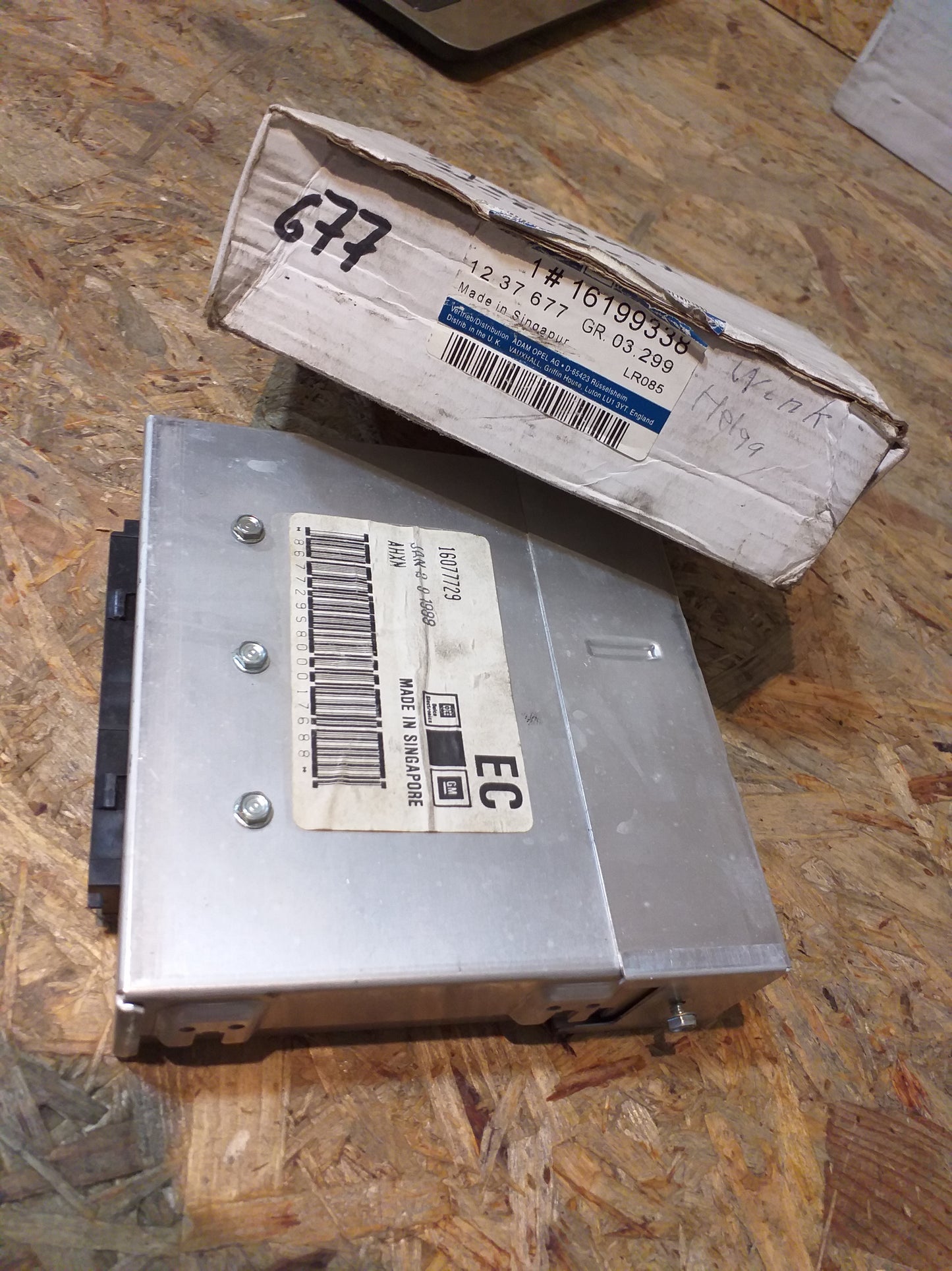 Kadett E Steuergerät Motor original GM Opel NEU