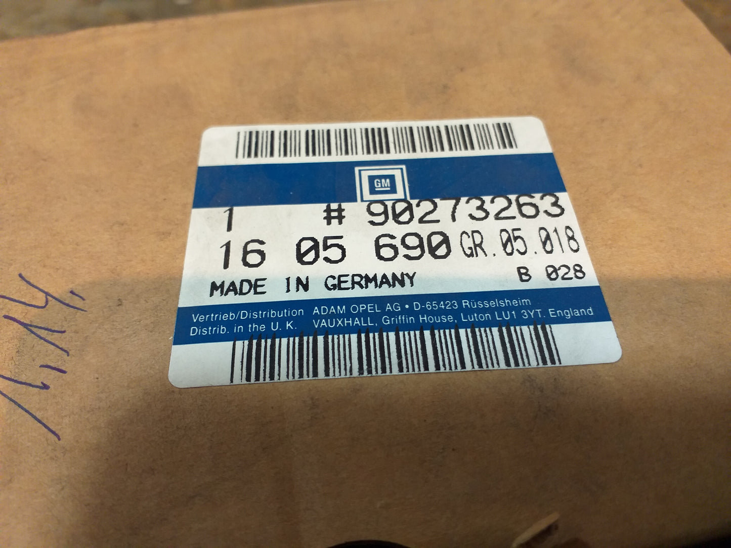 Ascona B Manta B Bremsbackensatz original GM Opel NEU