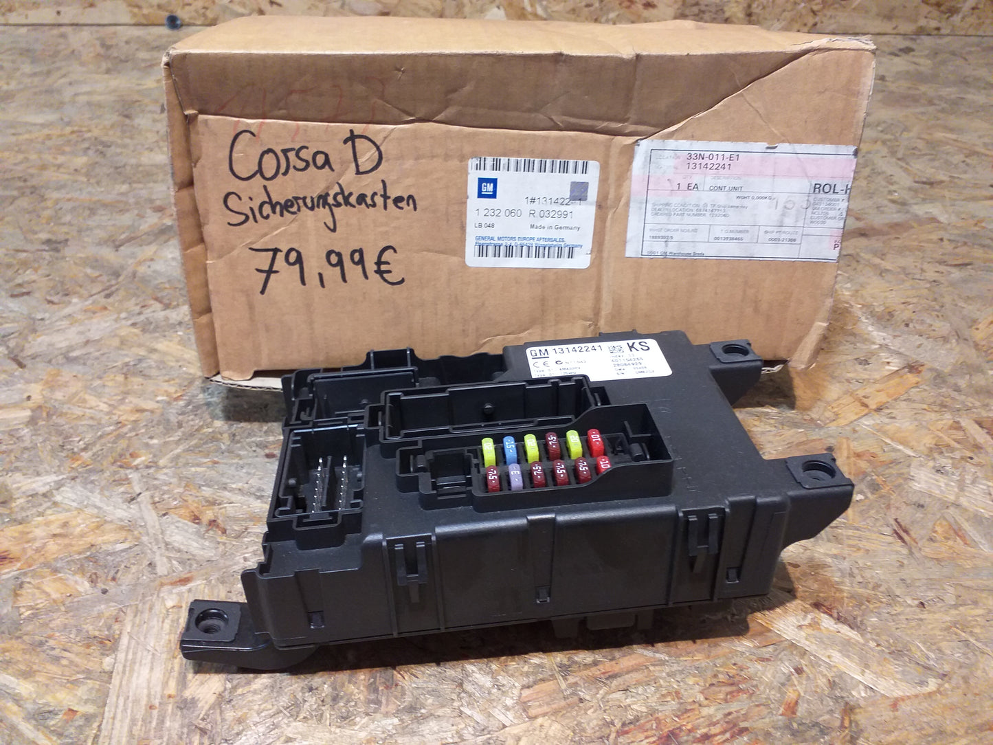 Corsa D Sicherungskasten original GM Opel NEU