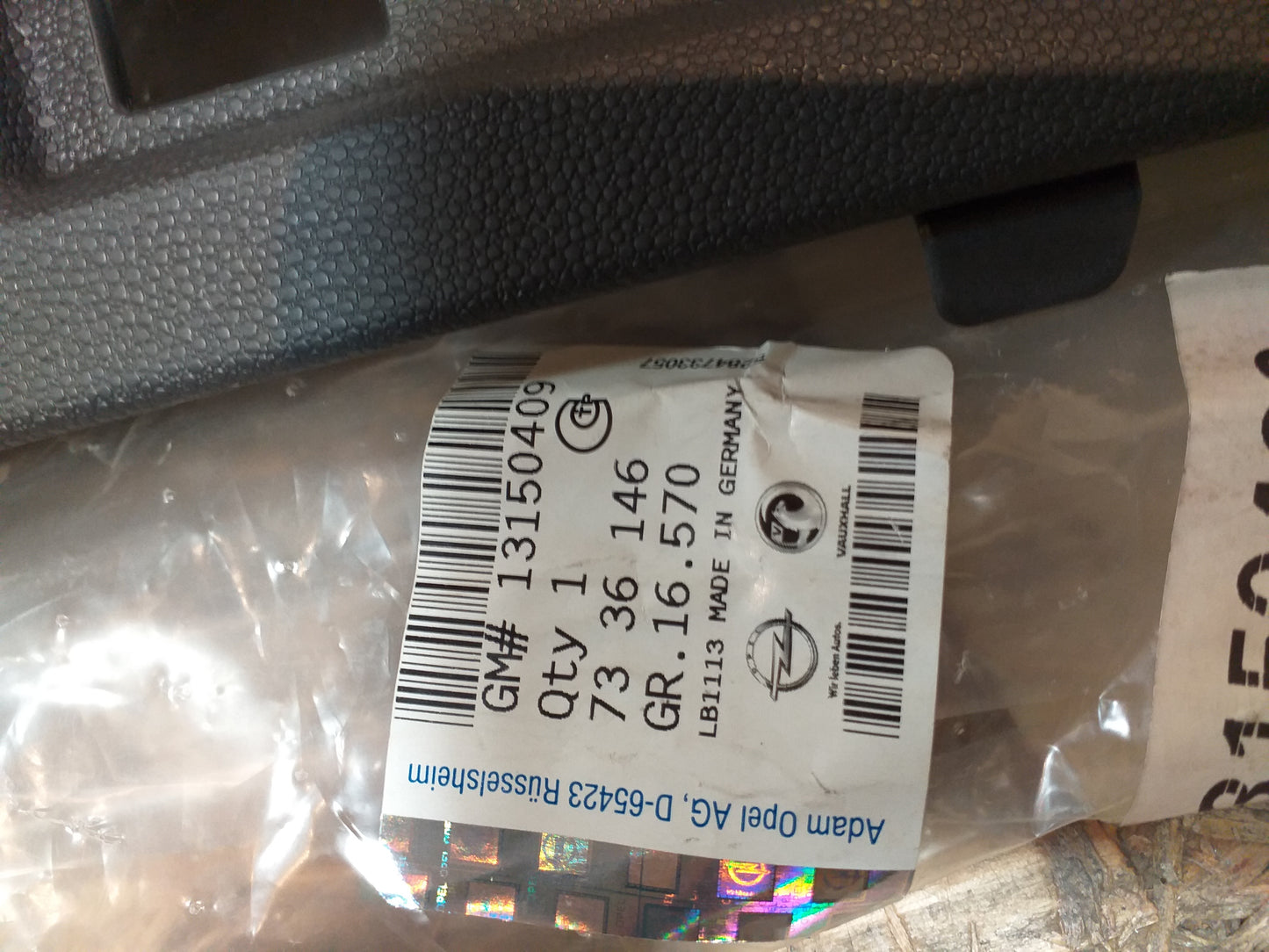 Astra H Verkleidung Kofferraum hinten rechts original GM Opel NEU