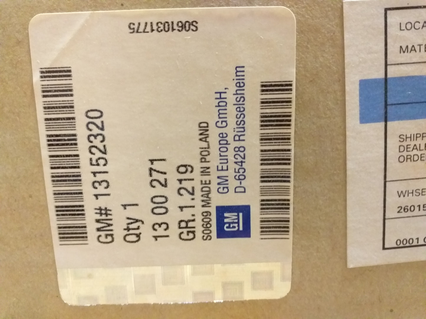 Astra H Zafira B Kühler original GM Opel NEU