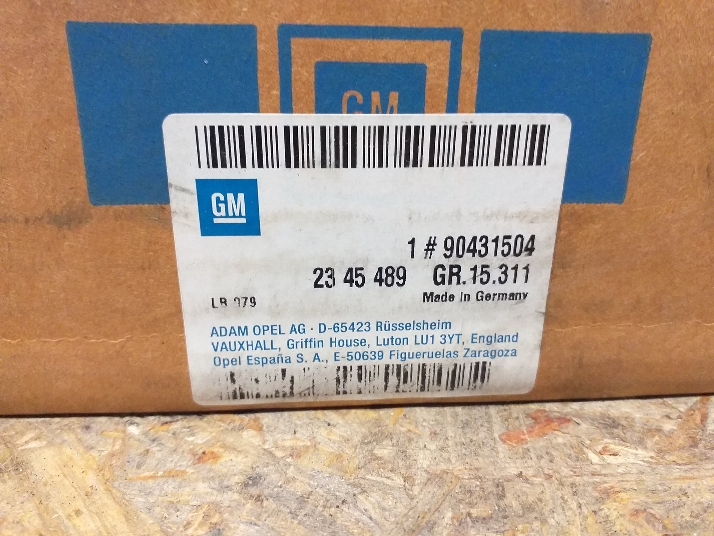 Astra F Caravan Abdeckung Laderaum original GM NEU
