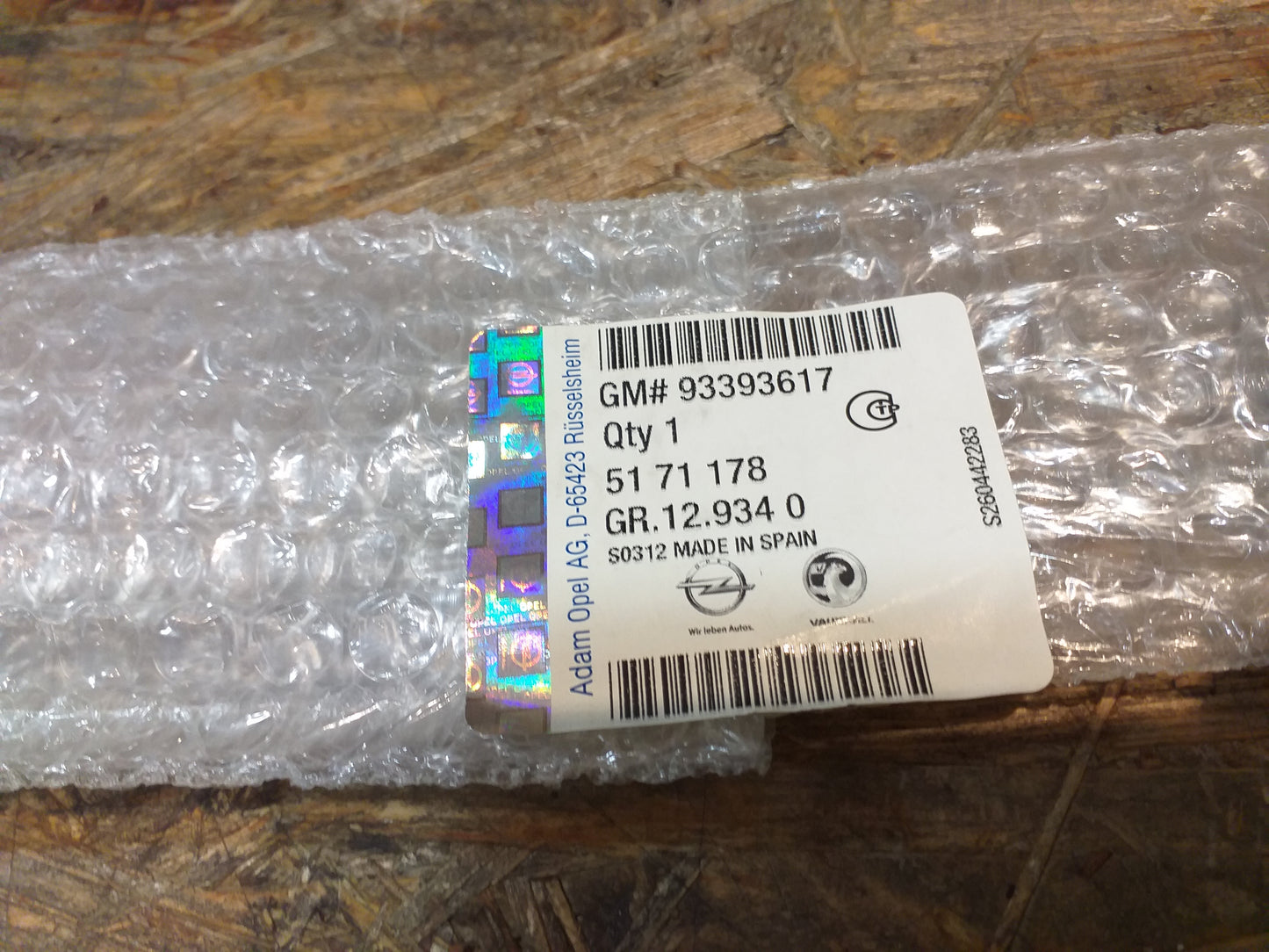 Meriva A Schutzzierleiste rechts hinten original GM Opel NEU