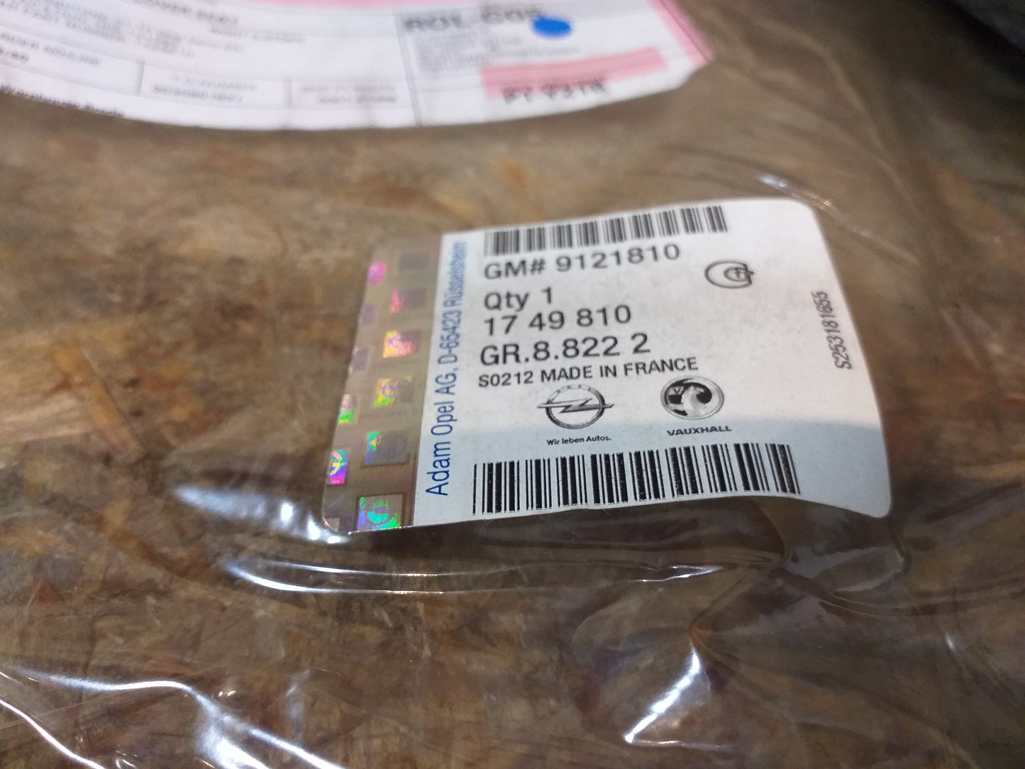 Vivaro A Sitzbezugset original  GM Opel NEU