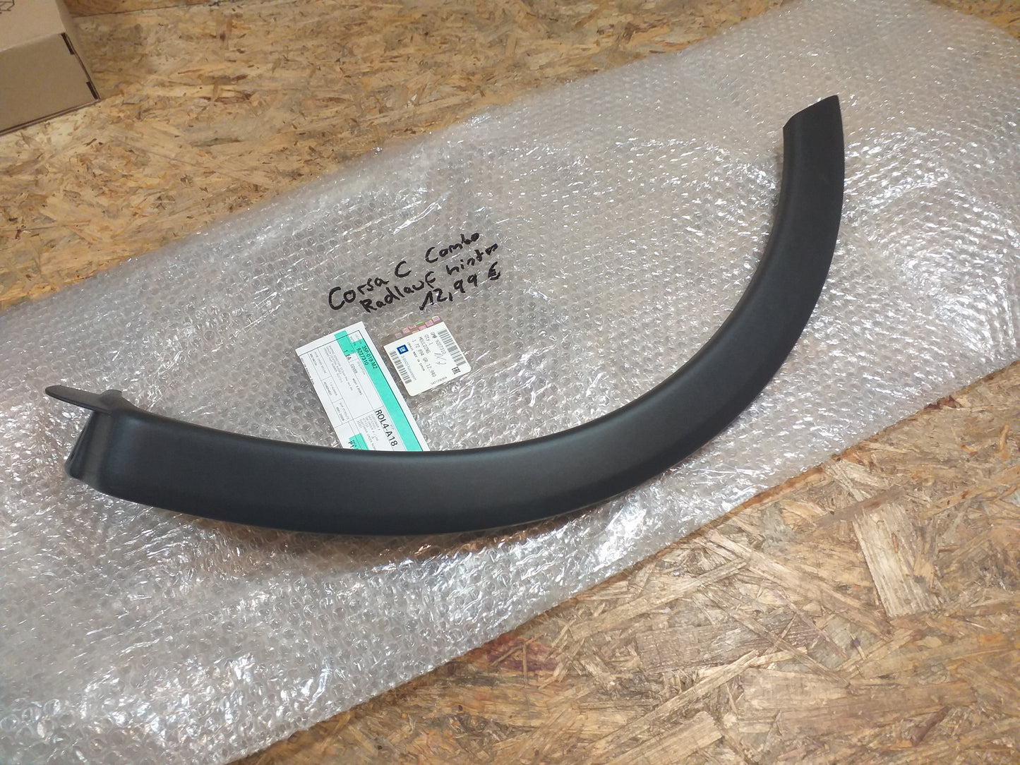 Corsa C Combo Radlauf hinten rechts original GM Opel NEU