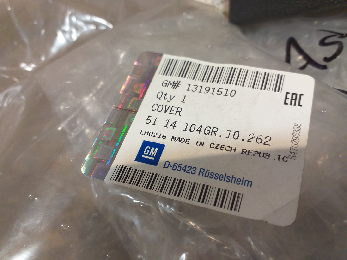 Astra H Deckel Handschuhfach original GM Opel NEU